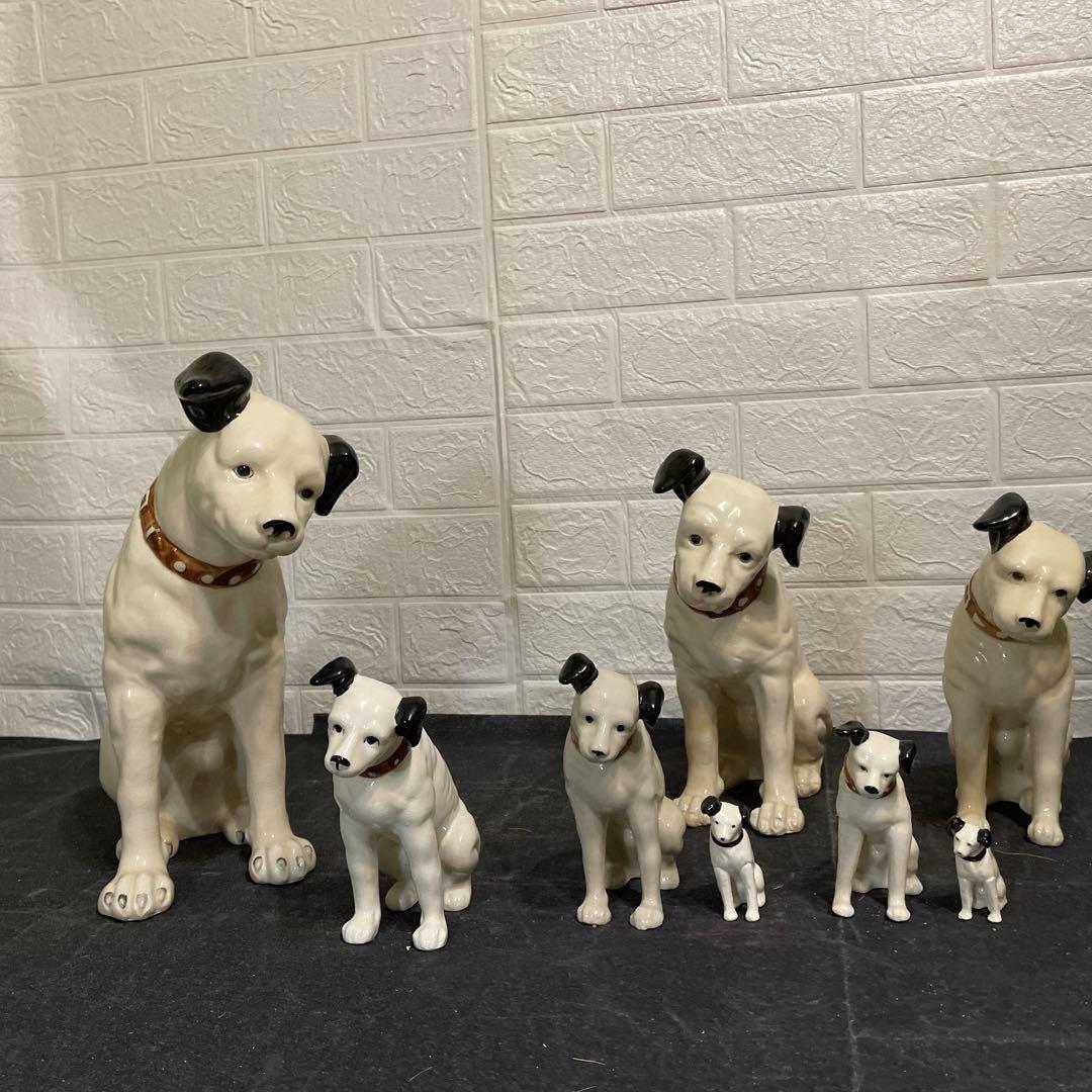 激レア 当時物 箱付き ビクター犬　ニッパー　8匹セット 昭和レトロ