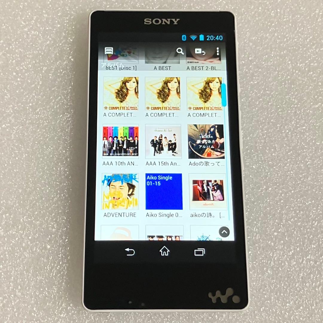 【極美品】SONY ウォークマン　NW-F885 16GB しろ　5008