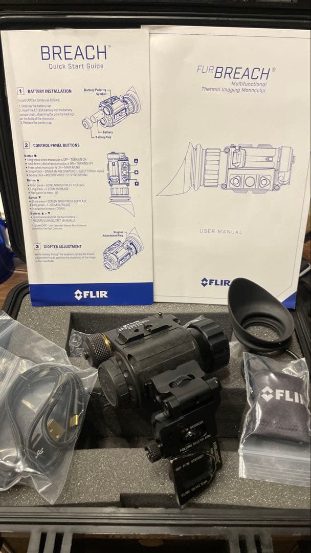 FLIR BREACH PTQ-136 サーマルナイトビジョン　pvs bnvd