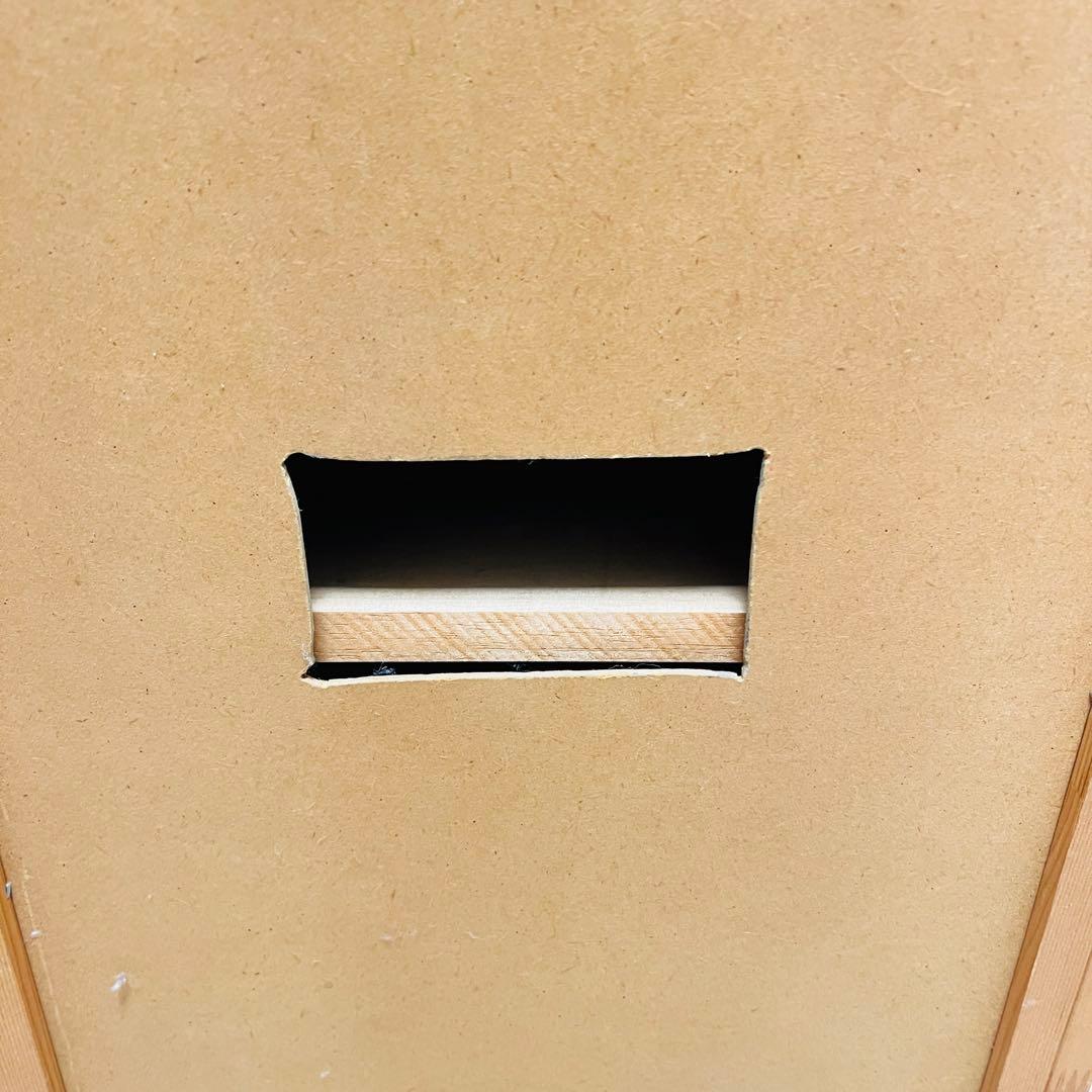 アンティーク調 木製チェスト（3段/キャスター付）天然木 道具入れ 書類棚