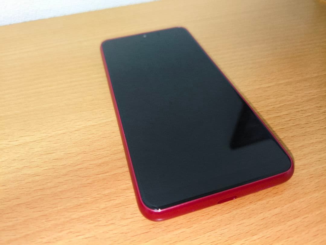 【完動品・春花】Galaxy A23 5G レッド 64GB 背面傷あり