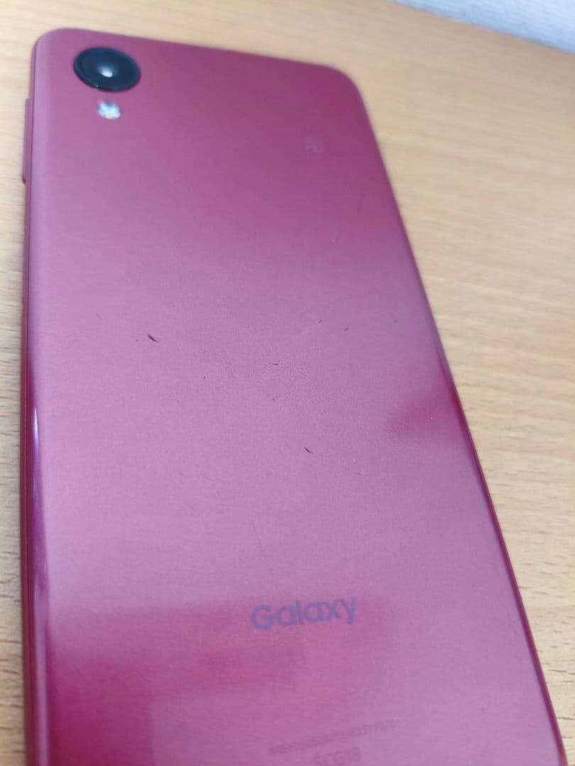【完動品・春花】Galaxy A23 5G レッド 64GB 背面傷あり