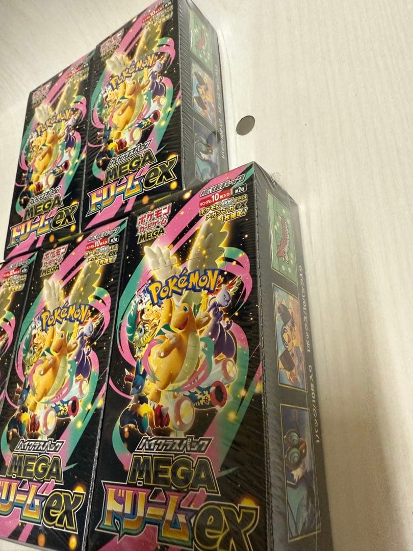 ポケモンカードゲーム MEGA ドリームex 5boxシュリンク付き