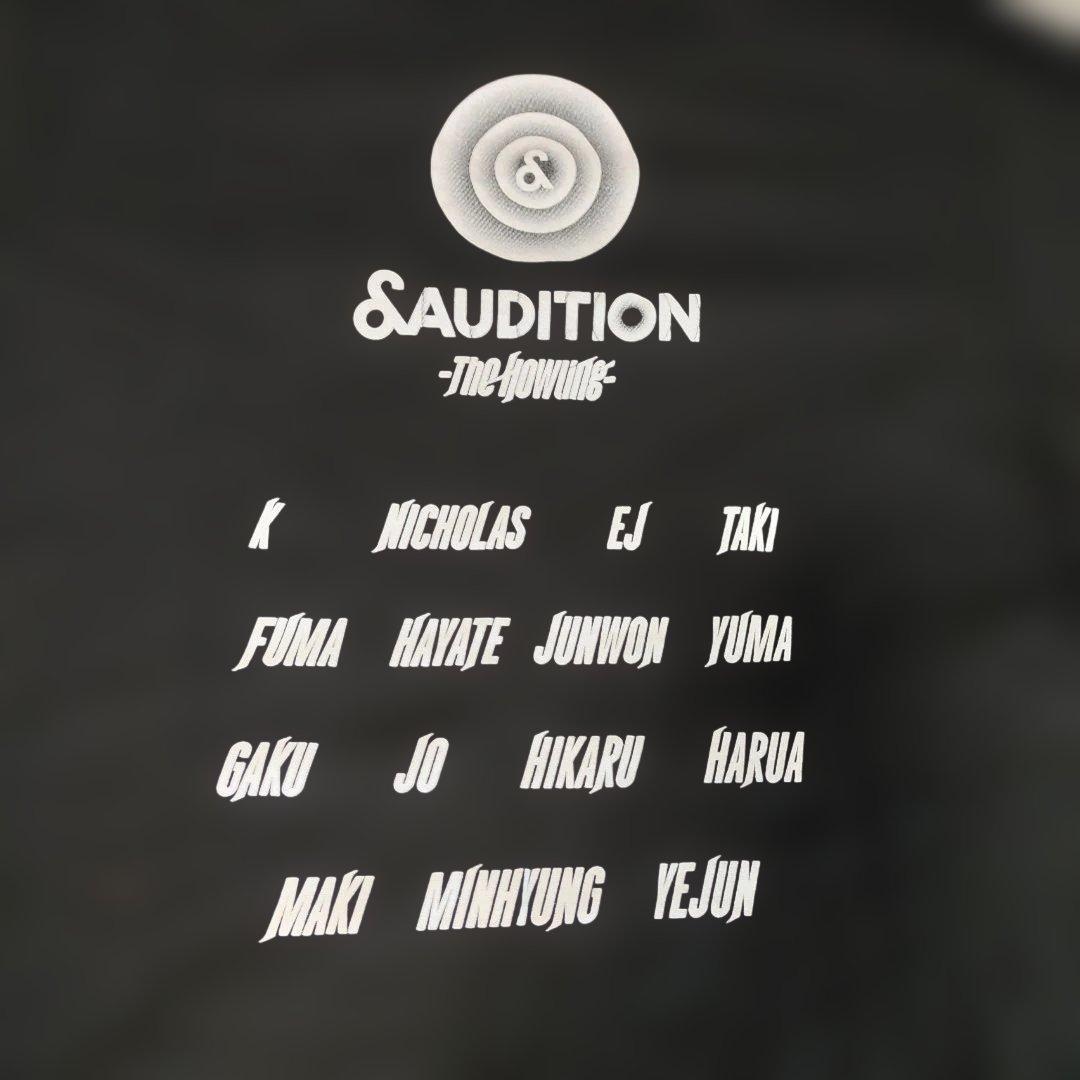 &AUDITION Tシャツ &TEAM　オーディション