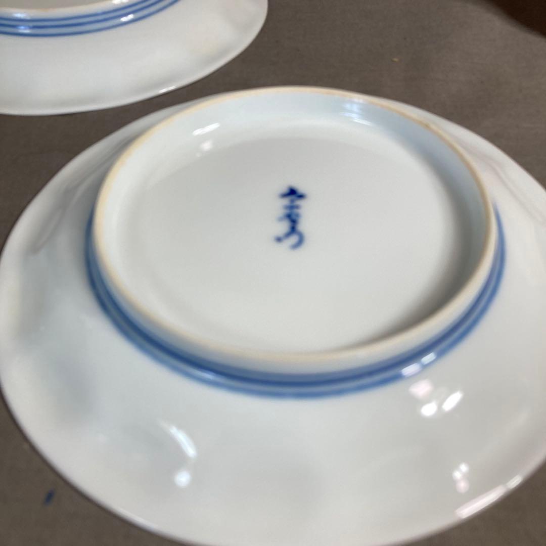 【今右衛門】色鍋島の伝統　人間国宝　十三代今泉今右衛門作　錦椿絵　銘々皿五枚揃
