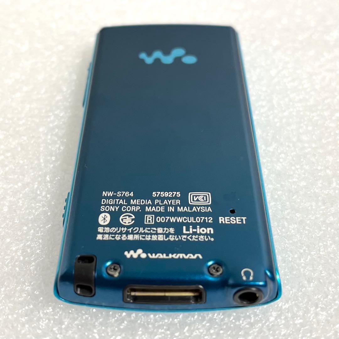 【超美品】SONY ウォークマン　NW-S764 8GB あお
