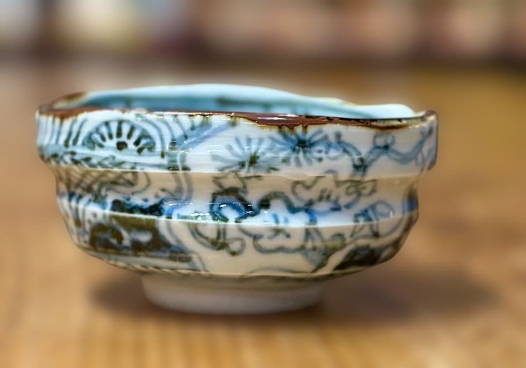 新品　和田一人作　小鉢　湯呑　一服碗　染付祥瑞　小抹茶碗　プレゼント　ラッピング