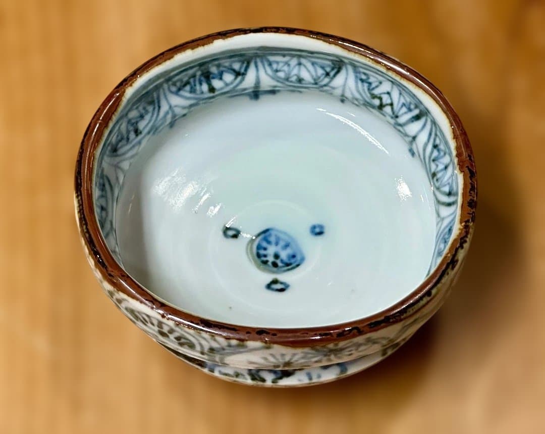 新品　和田一人作　小鉢　湯呑　一服碗　染付祥瑞　小抹茶碗　プレゼント　ラッピング