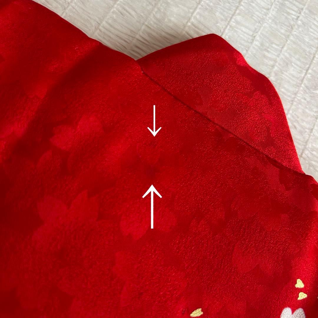 七五三 3歳 着物 被布 絹 三歳 赤 ピンク 753 巾着 女の子着物 子供