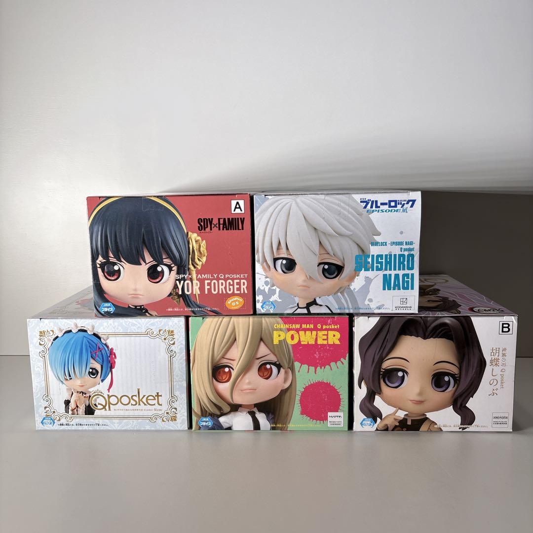 未開封 Qposket 色々フィギュア 5体セット パワー 胡蝶しのぶ ヨルなど