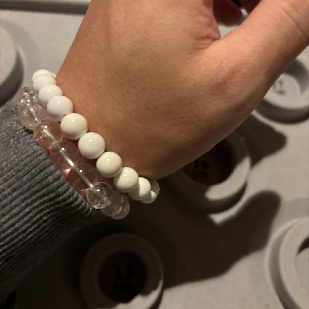 白龍神天珠！ホワイトオニキス！すんごいパワー！綺麗！