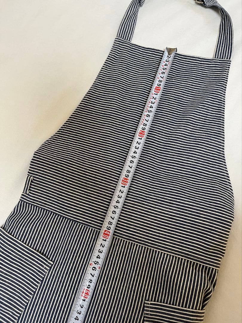 Y's for living ストライプエプロンドレス　 エプロンスカート