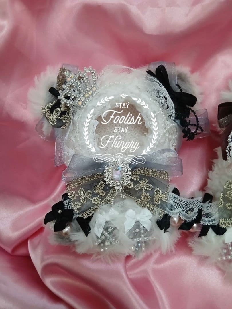 フィナンシェ様　ぬい服　ふわふわ着ぐるみおすわり猫耳にじぱぺちびぐるみ