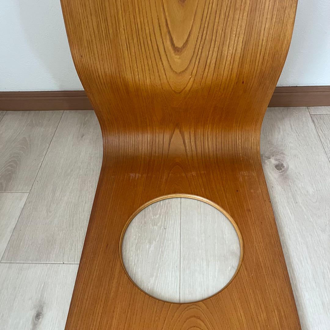 木製オープンシート座椅子3脚セット