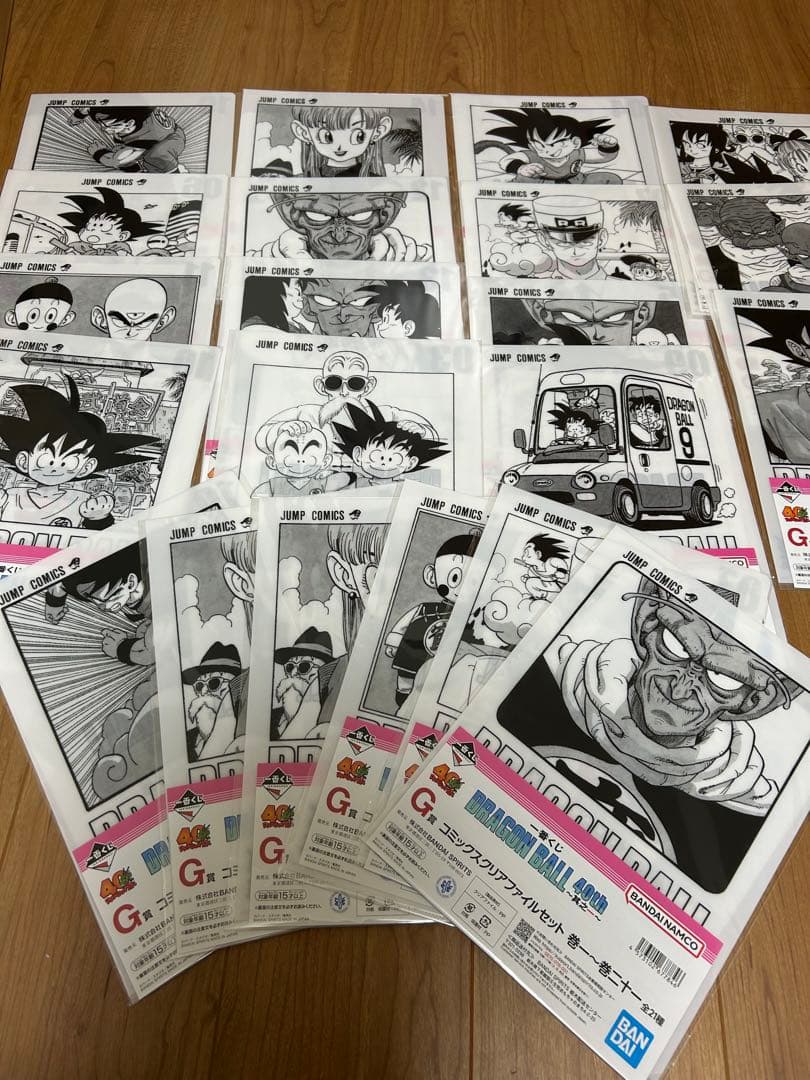 ゆ*こ様 一番くじ　ドラゴンボール40th ～其之一～　G賞　21枚セット　クリ