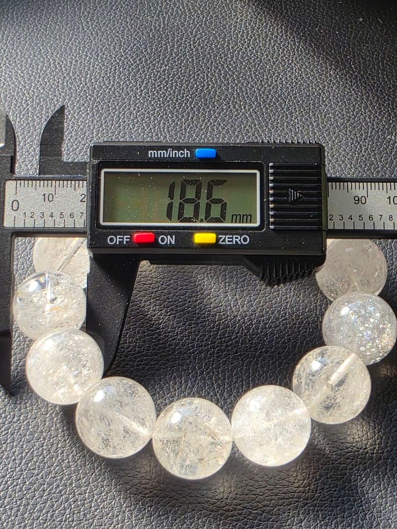 18㎜ ネパールヒマラヤ水晶ブレスレット