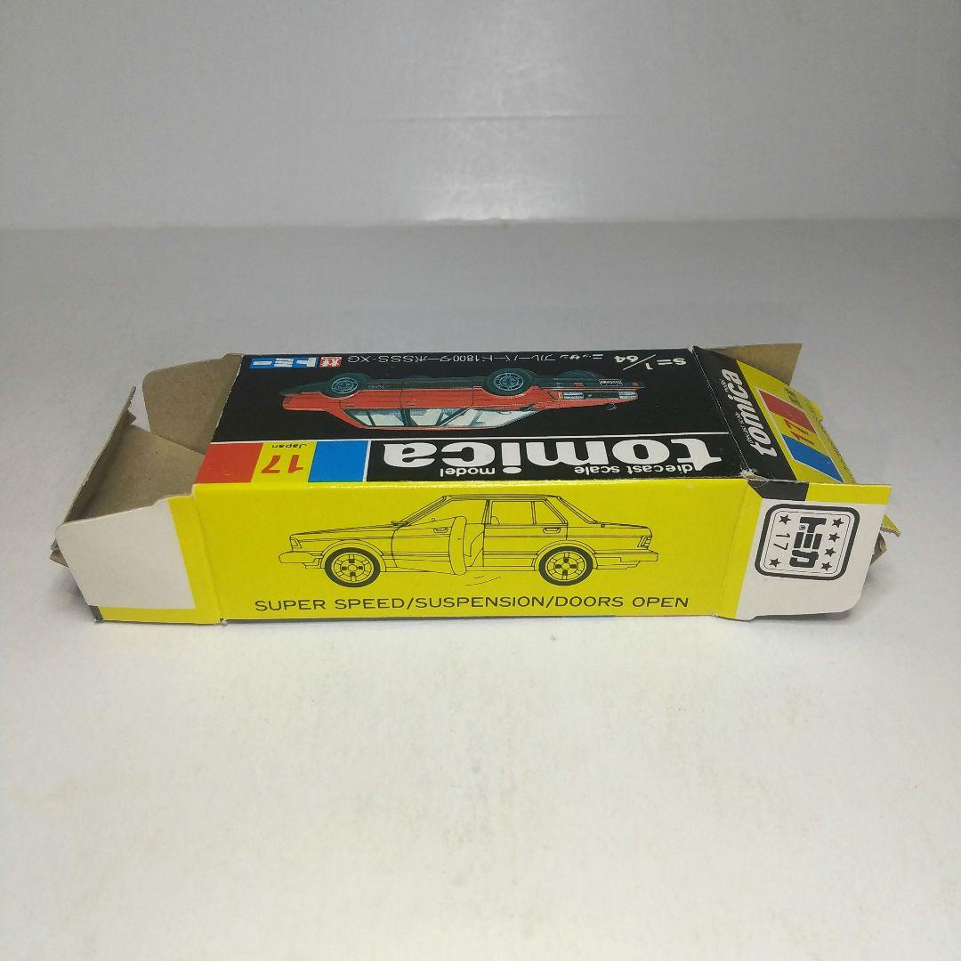 (3648)トミカ 黒箱 日本製 ニッサン ブルーバード 1800 ターボ