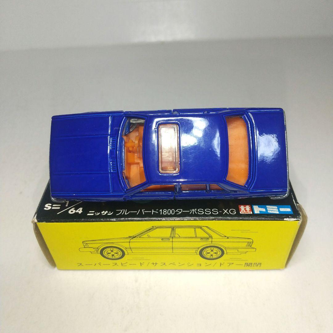 (3648)トミカ 黒箱 日本製 ニッサン ブルーバード 1800 ターボ