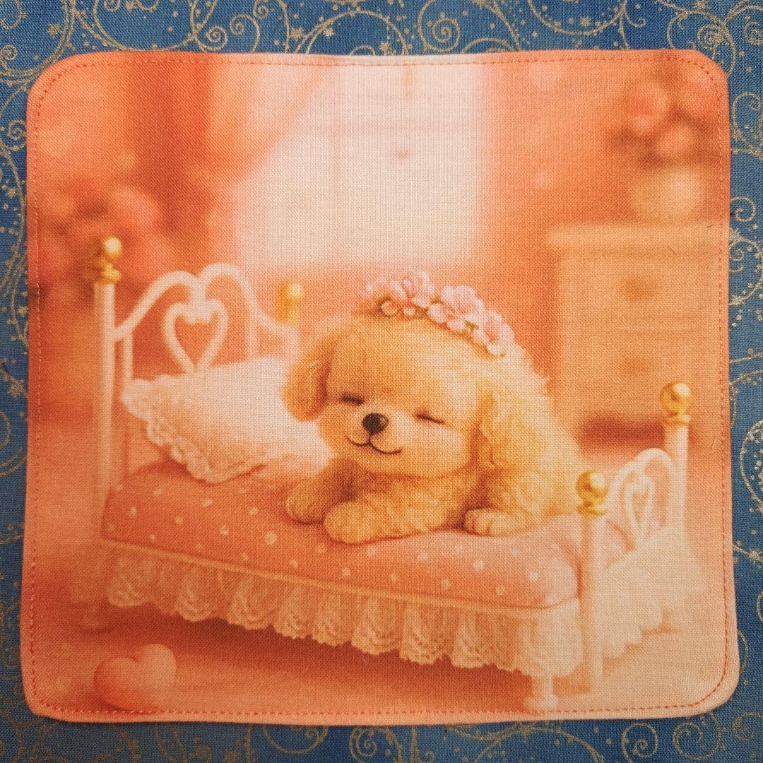 Youretia 　4重ハンカチ　ポメラニアンちゃん柄18枚+1枚