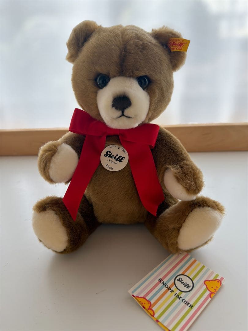 【新品未使用】Steiff シュタイフ ペッツィー キャラメル テディベア