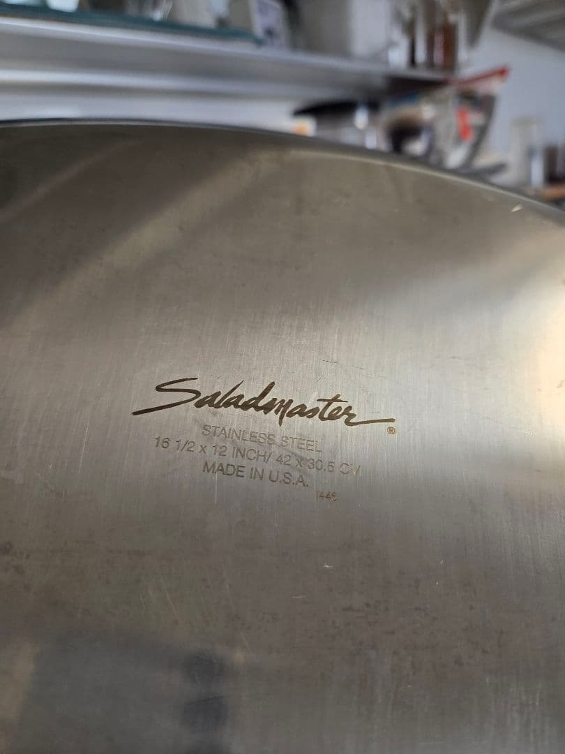 leeds専用 Saladmaster ステンレススチール 16インチ ボウル