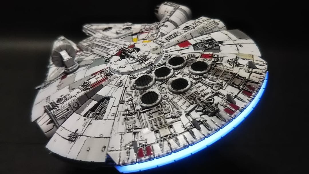 ミレニアムファルコン 電飾改修 完成品 1/350