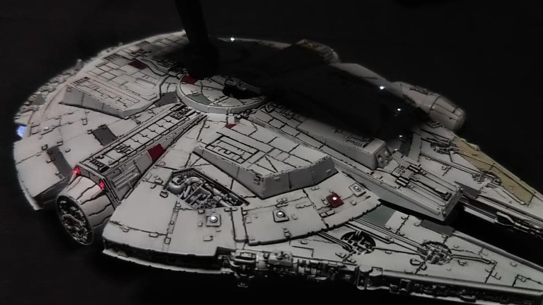 ミレニアムファルコン 電飾改修 完成品 1/350
