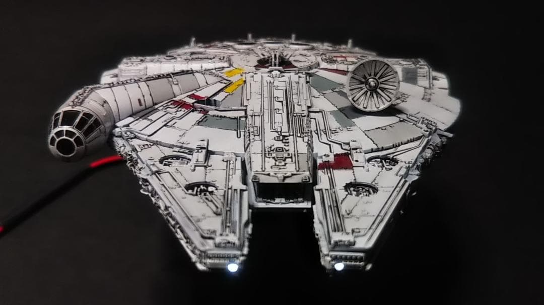 ミレニアムファルコン 電飾改修 完成品 1/350