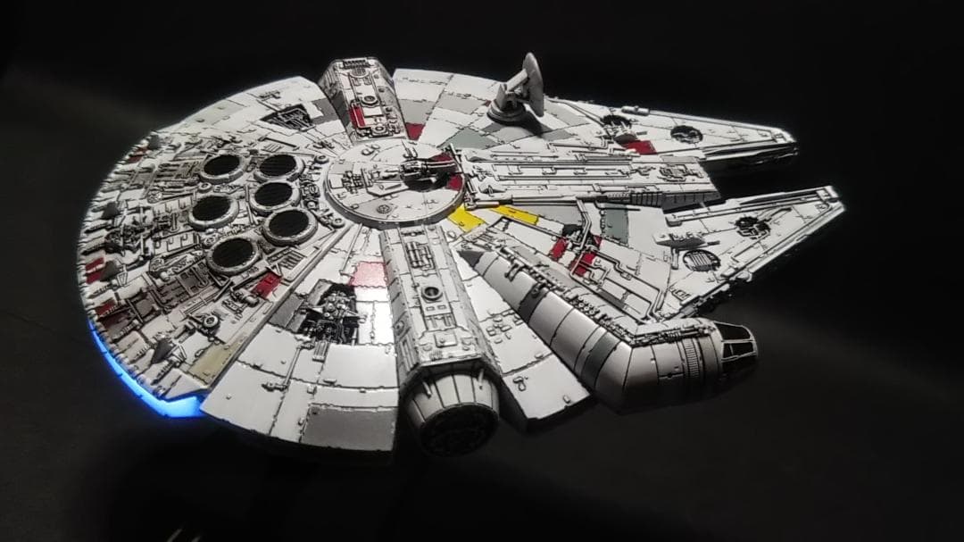 ミレニアムファルコン 電飾改修 完成品 1/350