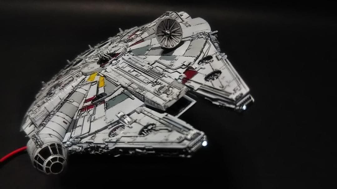 ミレニアムファルコン 電飾改修 完成品 1/350