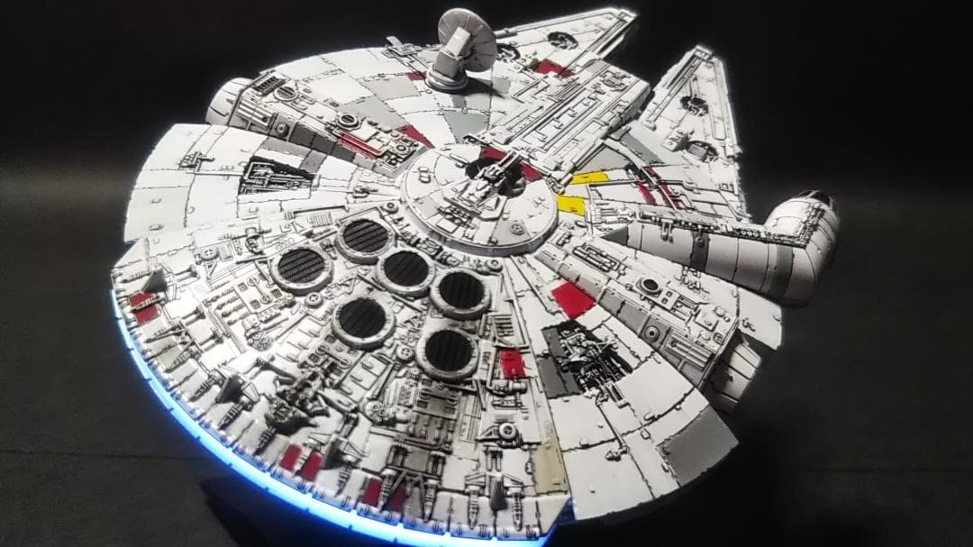 ミレニアムファルコン 電飾改修 完成品 1/350