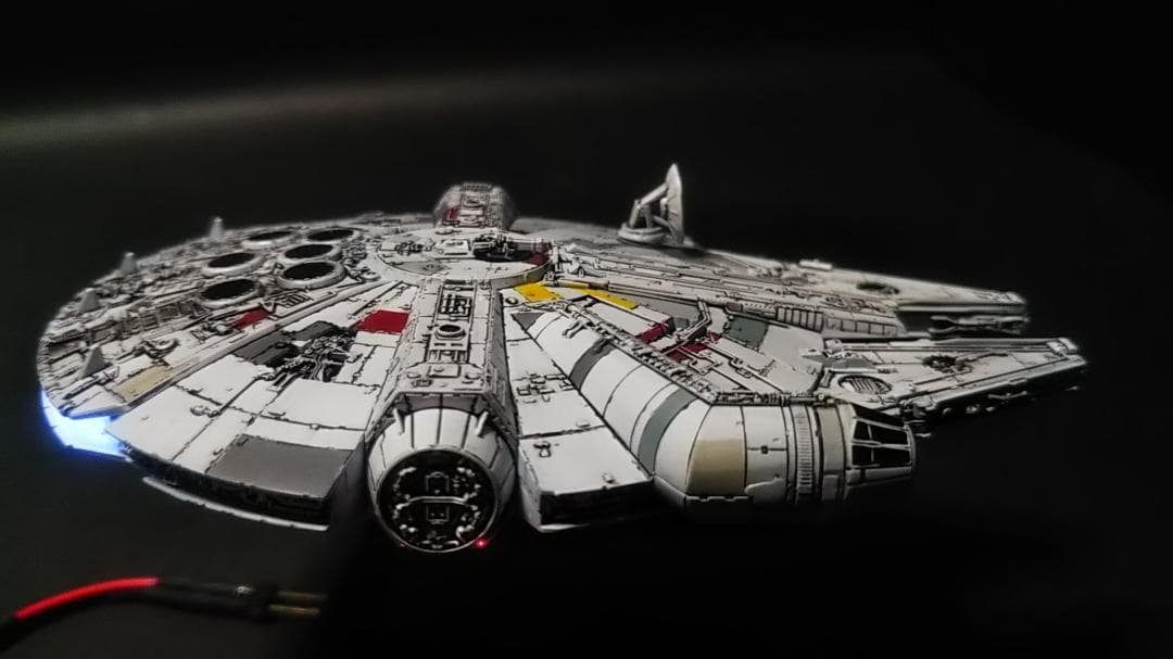 ミレニアムファルコン 電飾改修 完成品 1/350