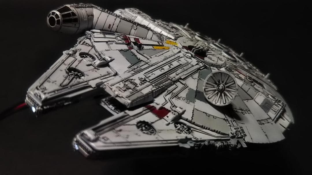 ミレニアムファルコン 電飾改修 完成品 1/350