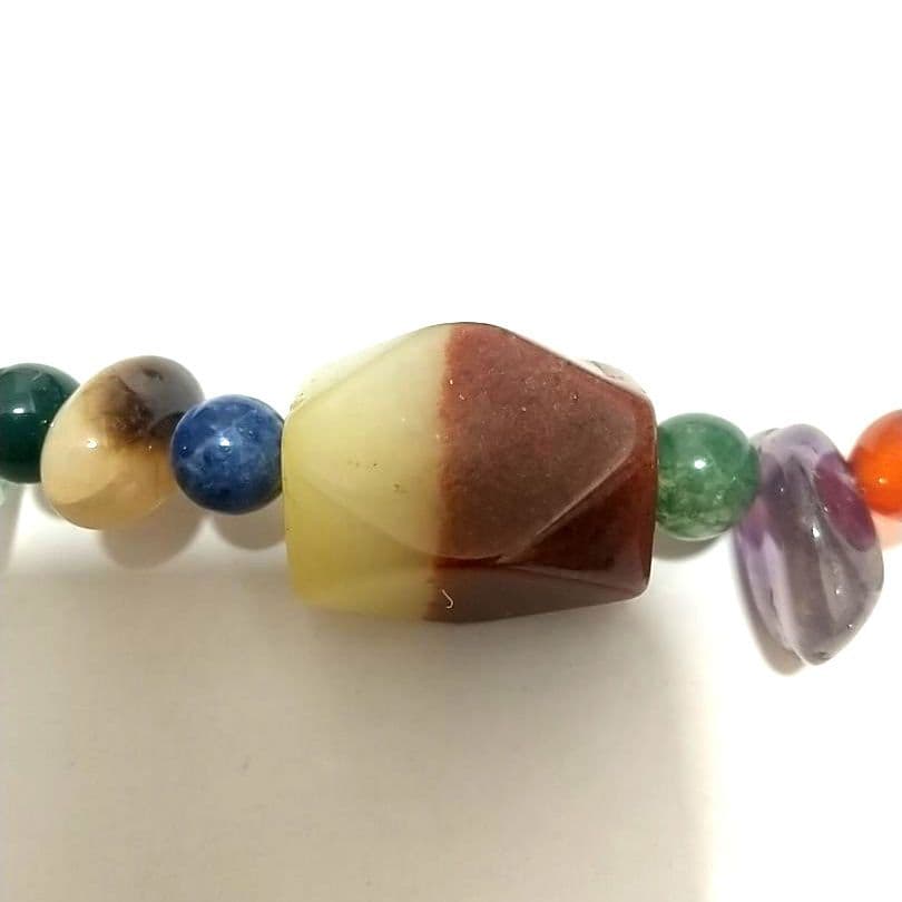 【希少・美品・匿名発送】台湾産　天然石　ネックレス 直径26cm