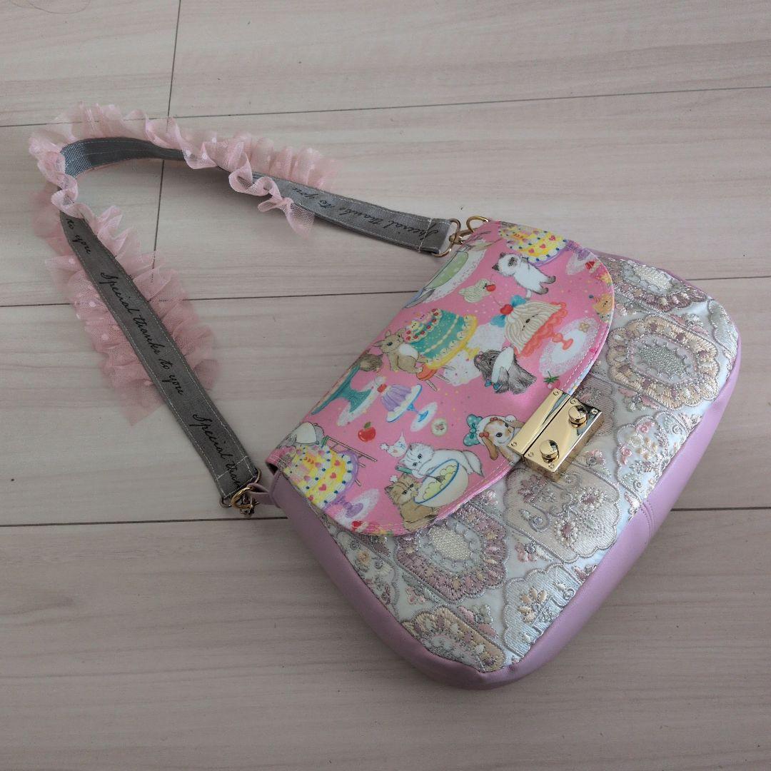 フラップトートバッグ　クックキャッツ柄