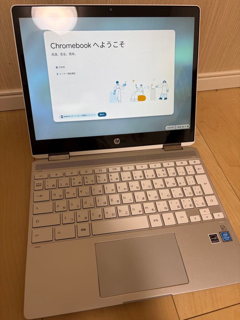 Chromebook本体 HP Chromebook x360 12b-ca0002T
