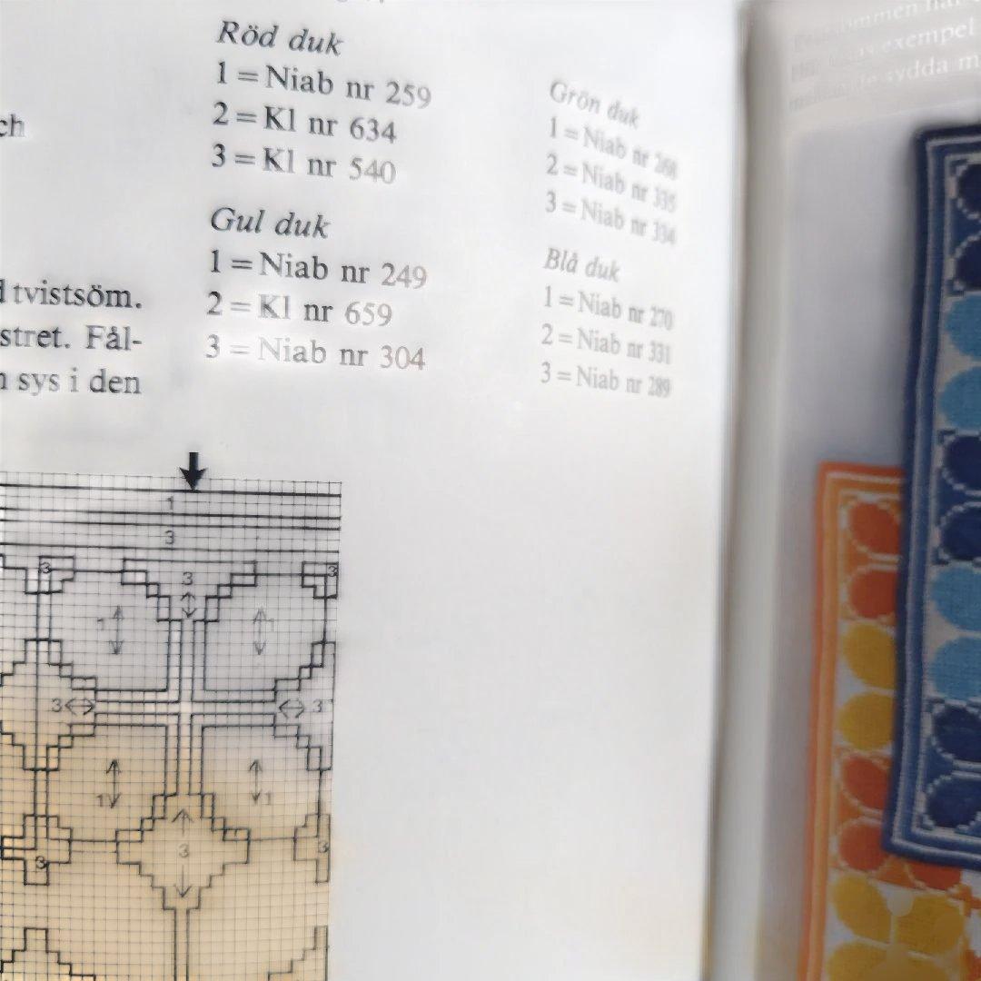 Korsstygns boken 北欧刺繍