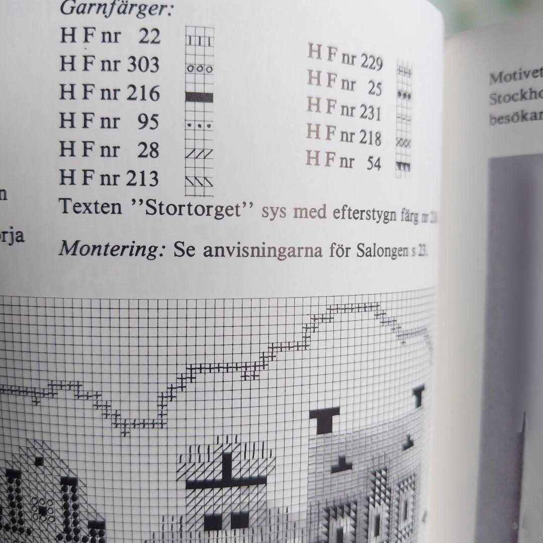 Korsstygns boken 北欧刺繍