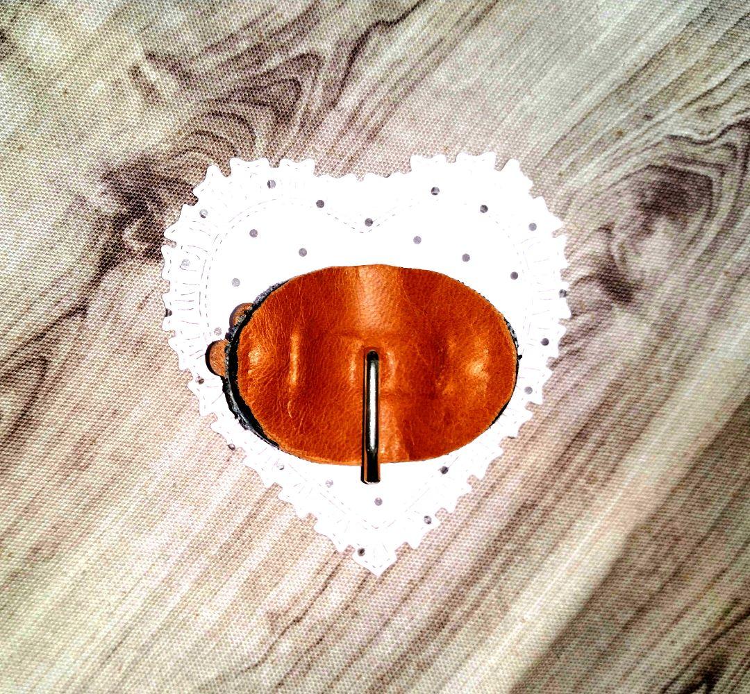 再販✨　ガーリー風　パッチワーク柄ポニーフック