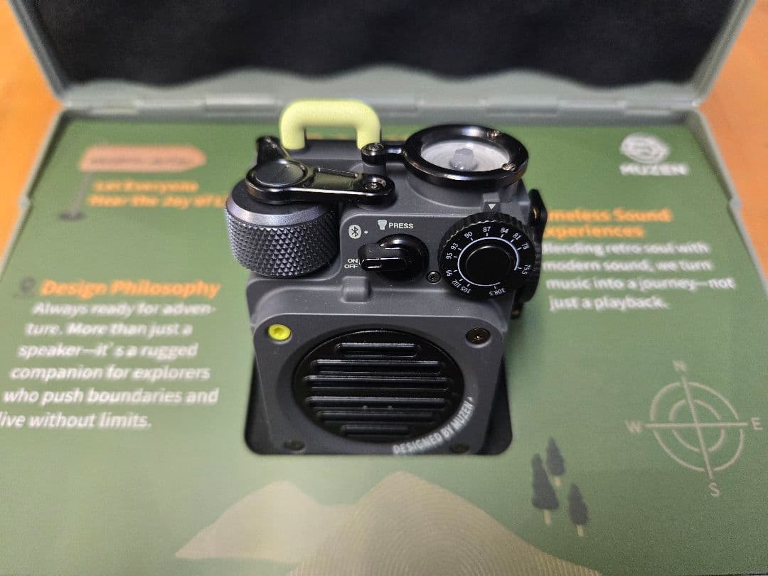 MUZEN Wild mini Bluetooth USB-C Gray第三世代