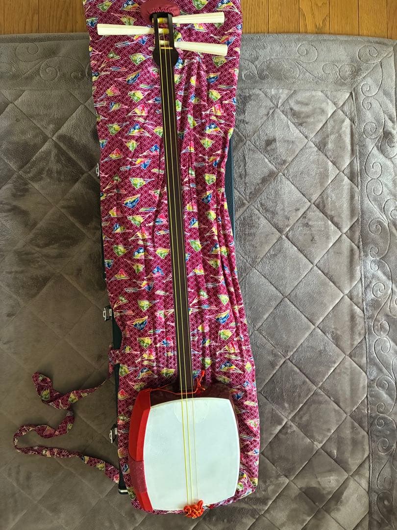 山田流箏曲の三絃　ケース付き