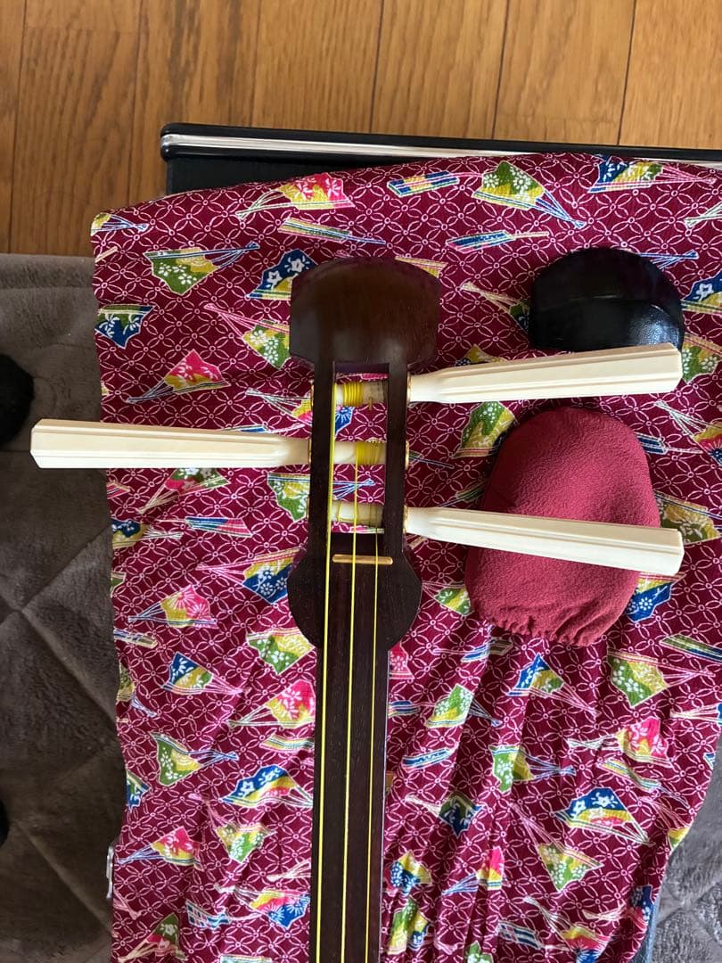 山田流箏曲の三絃　ケース付き