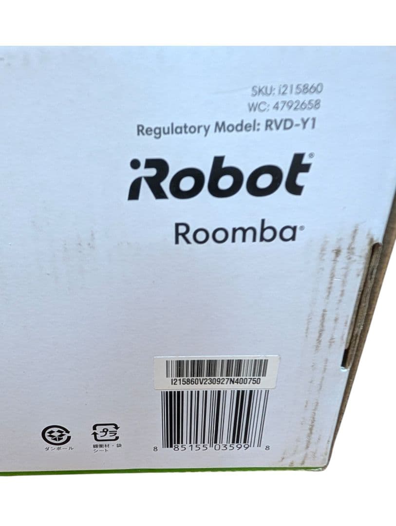 【新品・未使用品】iRobot Roomba i2 ロボット掃除機本体