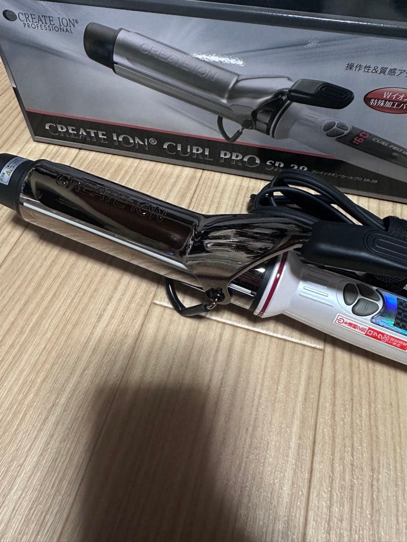 クレイツ(Create) ヘアアイロン イオンカール プロ 38mm