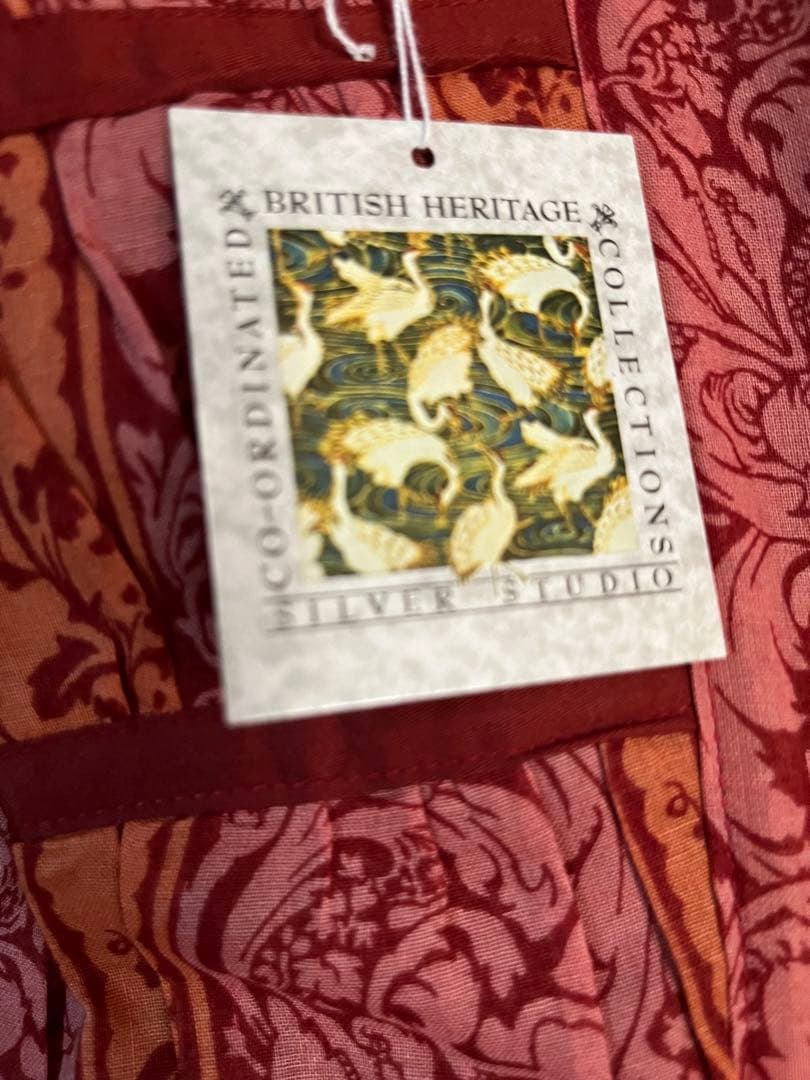 ヴィンテージ　英国の伝統　ヘリテージデザイン　エプロン　タグ付き　新品未使用