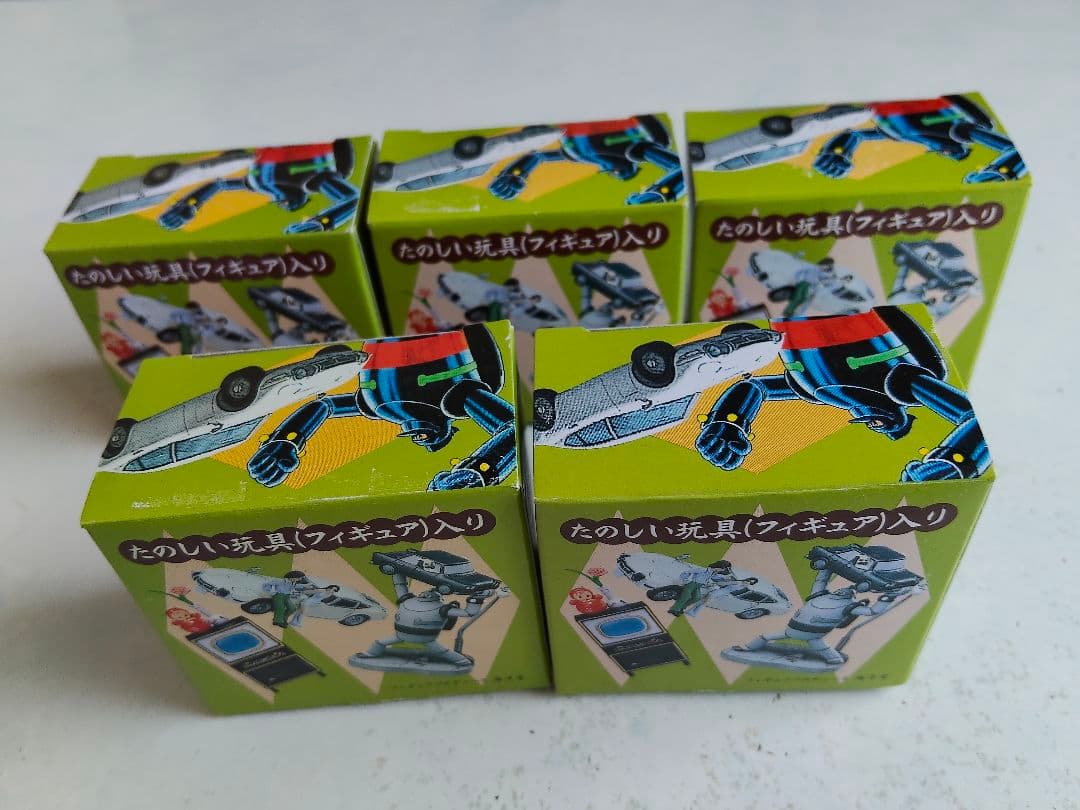 タイムスリップグリコ　鉄人28号　フィギュア　カラーバージョン　全5種セット