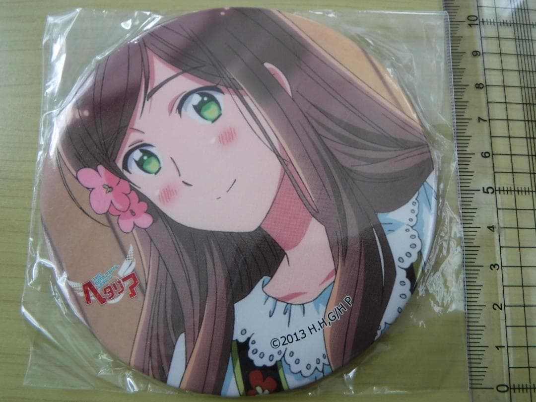 ◆ ヘタリア　ハンガリー　大判＆ミニ缶バッジ　ガールズアトラクション　ガルアト