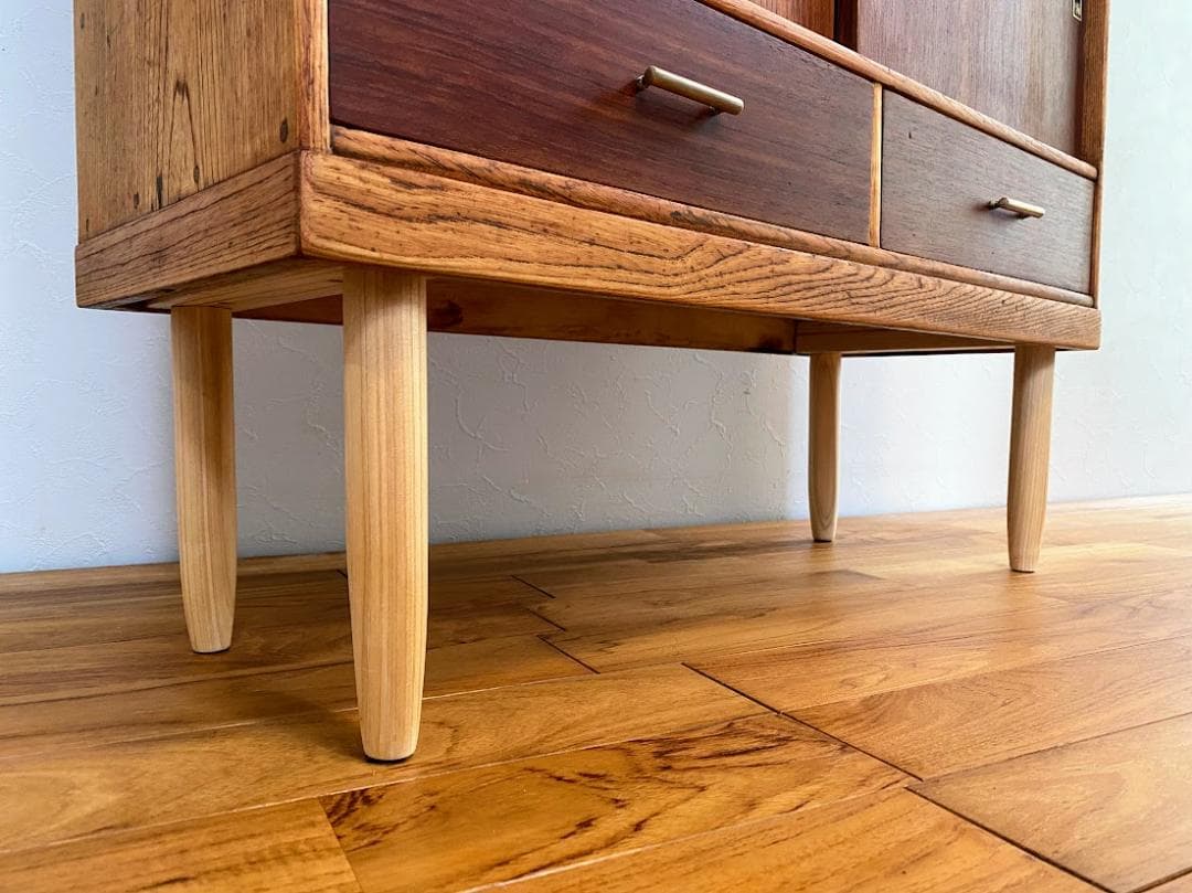 50s ジャパンヴィンテージ 食器棚 カップボード 仕上済