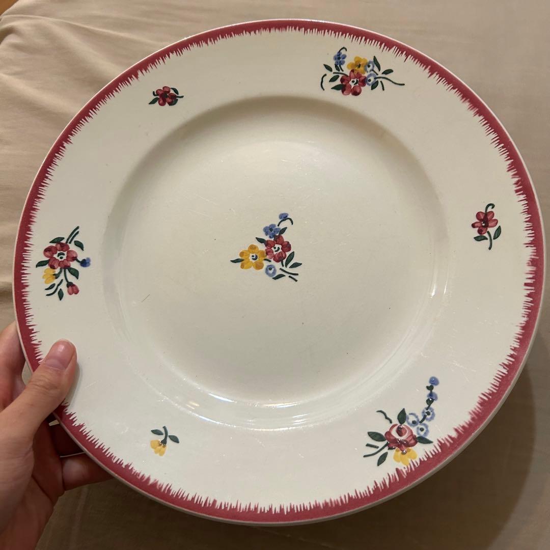 【お年玉セール中】フランスアンティーク サルグミンヌ プレート