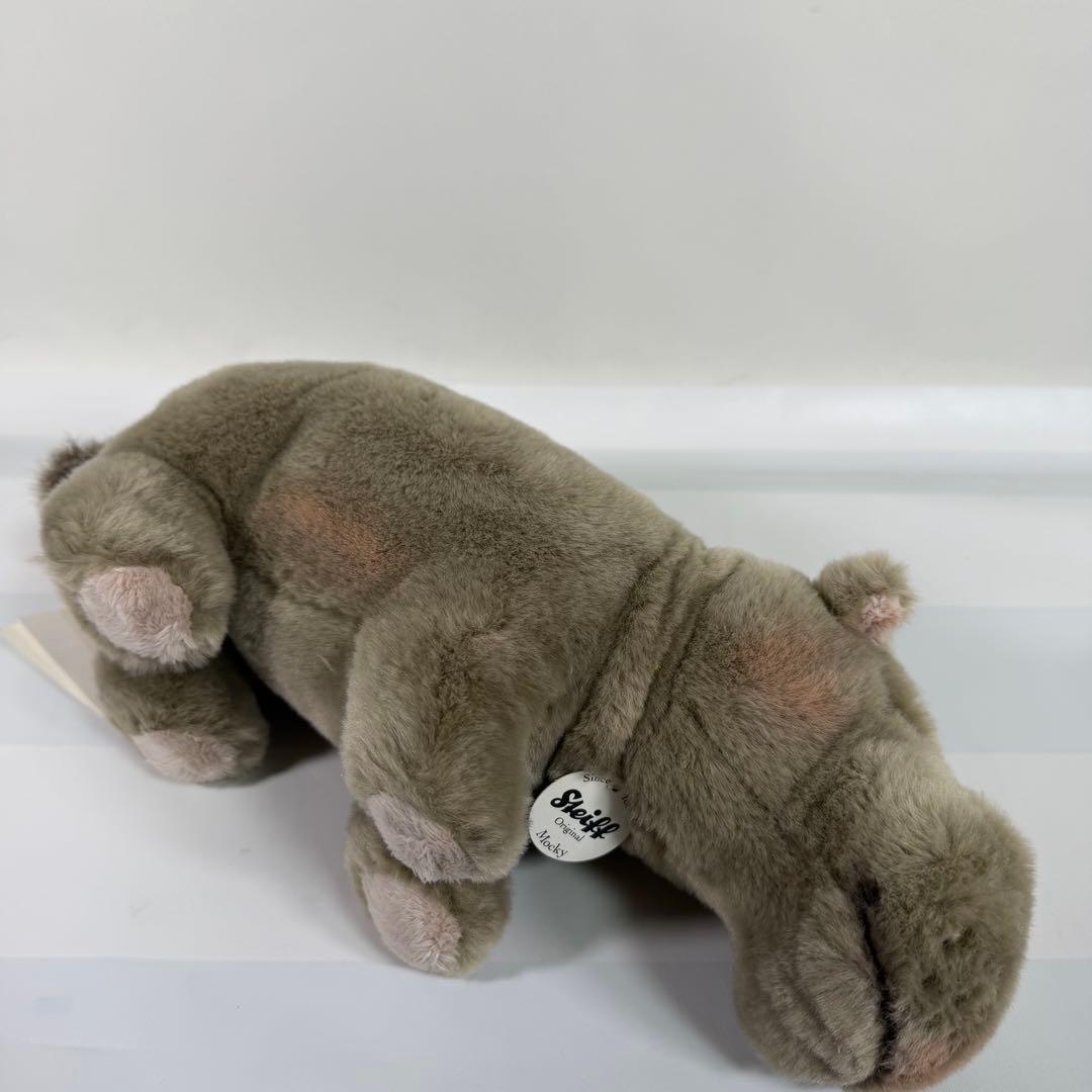 激レア　タグ付き　証明あり　シュタイフアニマル　カバ　モッキー　Mocky